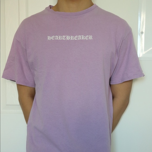 Like-new Zumiez Heartbreaker pink cotton T Shirt Size L - Picture 7 of 7